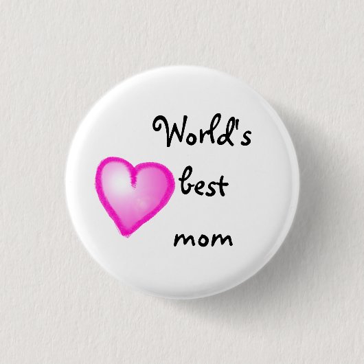 World's best mom button (Vorderseite)