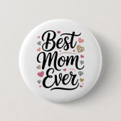 World's Best Mom Diamonds Button (Vorderseite)