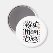 World's Best Mom Diamonds Magnet (Vorderseite/Rückseite)