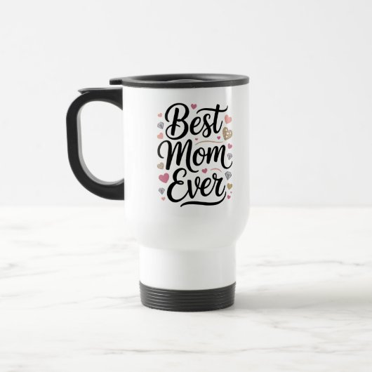 World's Best Mom Diamonds Reisebecher (Links)