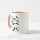 World's Best Mom Diamonds Tasse (Vorderseite Links)