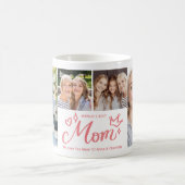 World's Best Mom Ever Photo Collage Mother's Day Kaffeetasse (Mittel)