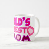 WORLD'S BEST MOM KAFFEETASSE (VorderseiteRechts)
