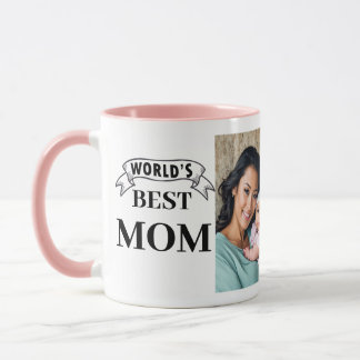 World's Best Mom Mug - Trendy Personalized Gift Tasse