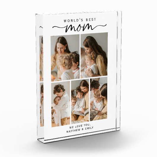 World's Best Mom Photo Collage Script Photo Block (Links)