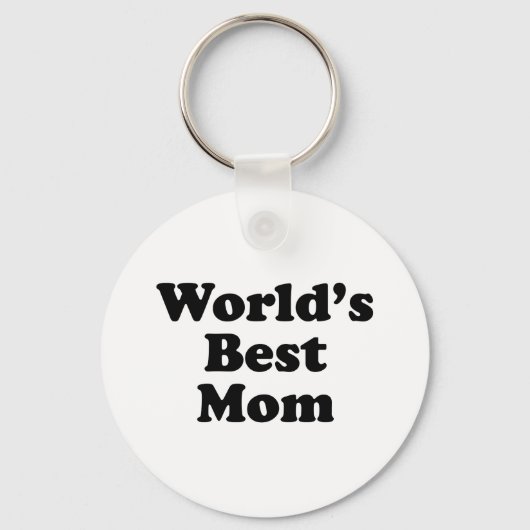 World's Best Mom Schlüsselanhänger (Vorderseite)