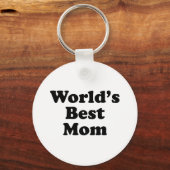 World's Best Mom Schlüsselanhänger (Vorderseite)