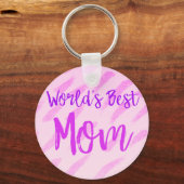 World's Best Mom Schlüsselanhänger (Vorderseite)