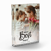 Worlds Best Mommy Photo with White Writing Fotoblock (Links)