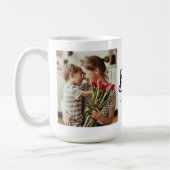 Worlds Best Mommy Photo with White Writing Kaffeetasse (Links)