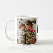 Worlds Best Mommy Photo with White Writing Kaffeetasse (Links)