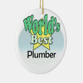 World's best Plumber Keramikornament (Rechts)