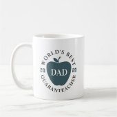 World's Best Quaranlehrer 2020 Teacher Red Apple Kaffeetasse (Links)
