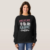 World's Best Rabbit Mom Bunny Lover Sweatshirt (Vorne ganz)