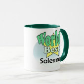 World's Best Salesman Tasse (VorderseiteRechts)