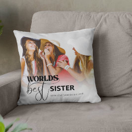 Worlds Best Sister | Foto-Kissen Kissen