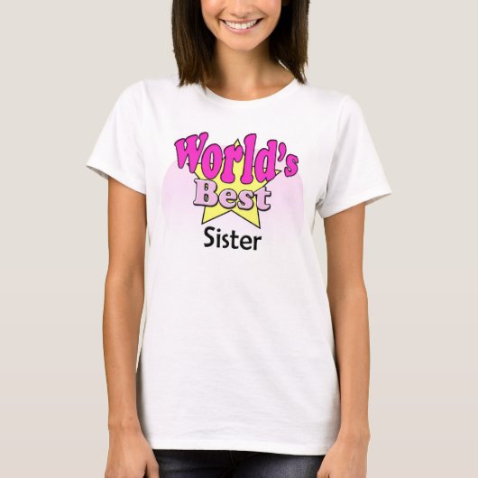 World's Best Sister T-Shirt (Vorderseite)