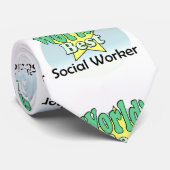 World's best Social Worker Krawatte (Gerollt)