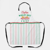 World's Best Spaghetti and Meatballs Chef Schürze (Vorderseite)