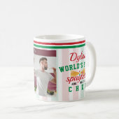 World's Best Spaghetti & Meatballs Funny Italian Kaffeetasse (VorderseiteRechts)