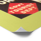 "World's Best Sport" - Neuseeland Poster (Ecke)