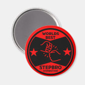 Worlds Best Stepbrud Magnet (Vorderseite/Rückseite)