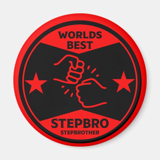 Worlds Best Stepbrud Magnet (Vorne)