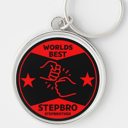 Worlds Best Stepbrud Schlüsselanhänger (Vorne)