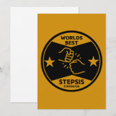 Worlds Best Stepsister Feiertagskarte (Vorne/Hinten)
