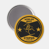 Worlds Best Stepsister Magnet (Vorderseite/Rückseite)