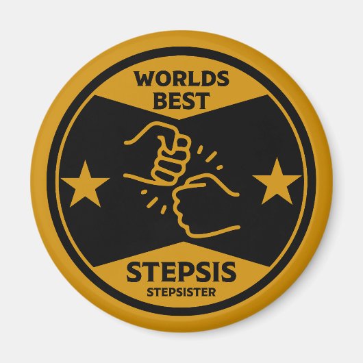 Worlds Best Stepsister Magnet (Vorne)