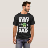 Worlds Best Turtle Dad  Owner Lover Gift T-Shirt (Vorne ganz)