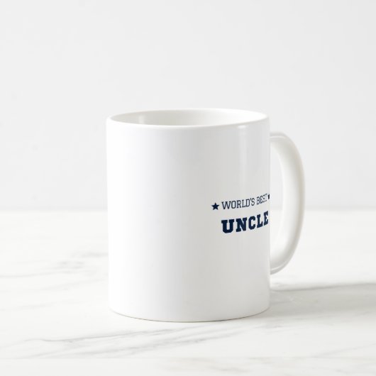 Worlds Best Uncle Kaffeetasse (VorderseiteRechts)