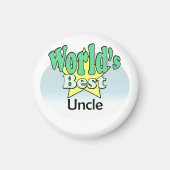 World's Best Uncle Magnet (Vorne)