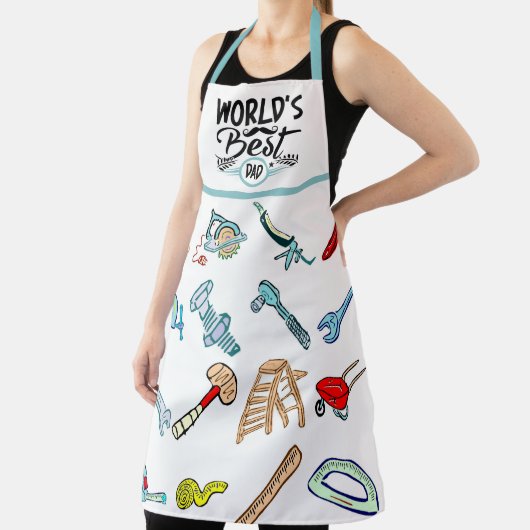 "World's Best Vater" Sprichwort DIY Enthusiasten T Schürze (InSitu)