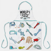 "World's Best Vater" Sprichwort DIY Enthusiasten T Schürze (Vorderseite)