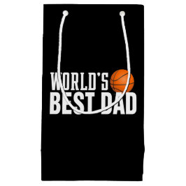 World's Best Vater Typografy Basketball| Geschenkt Kleine Geschenktüte