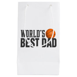 World's Best Vater Typografy Basketball| Geschenkt Kleine Geschenktüte