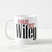 Worlds Best Wifey Kaffeetasse (Links)