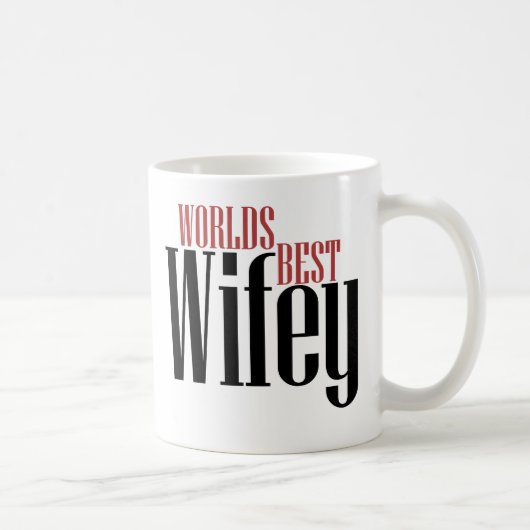 Worlds Best Wifey Kaffeetasse (Rechts)