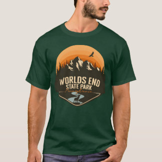 Worlds End State Park Pennsylvania PA Camping-Gesc T-Shirt