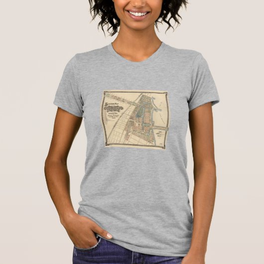 World's Fair Chicago Souvenir Map, 1893 T-Shirt (Vorderseite)