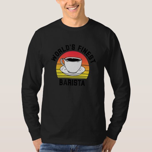 World's Finest Barista Future Coffee Maker Espress T-Shirt (Vorderseite)