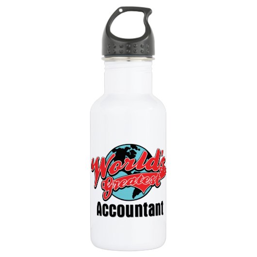 Worlds Greatest Accountant Trinkflasche (Vorderseite)