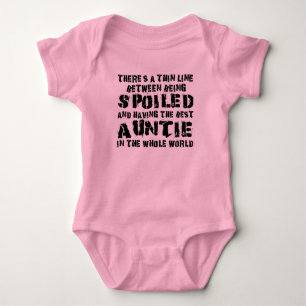 world's greatest auntie baby bodysuit strampler