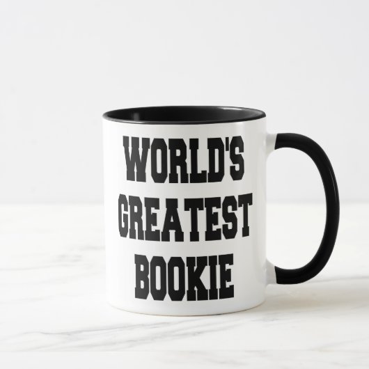 Worlds Greatest Bookie Tasse (Rechts)
