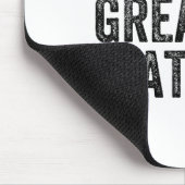 World's Greatest Cat Dad Funny Dad Joke Father's D Mousepad (Ecke)