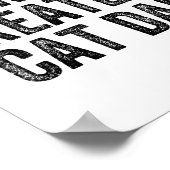 World's Greatest Cat Dad Funny Dad Joke Father's D Poster (Ecke)