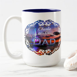 World's Greatest Dad 1182 Zweifarbige Tasse
