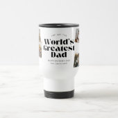 World's Greatest Dad 6 Photo Collage Reisebecher (Mittel)